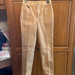 Jeanilogy Classic Tan Straight Leg Women's Jeans size 4
